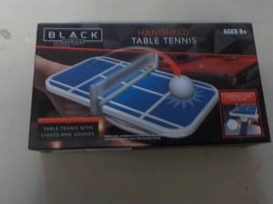 lot 50 image: Black Series HandHeld Table Tennis...