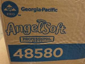 lot 150 image: Case of 27 -2 ply Angel Soft Facial...