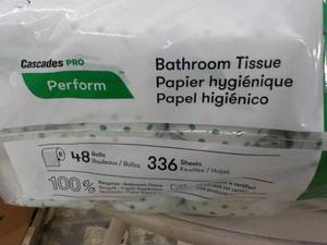 lot 165 image: Cascades Pro Bathroom Tissue- 48 ro...