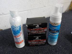 lot 178 image: Poof Stain Remover, EyeGlass Wipes ...