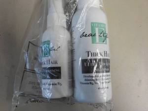 lot 201 image: Vitamin E Thick Hair Spray and Sham...