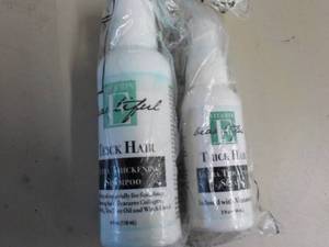 lot 202 image: Vitamin E Thick Hair Spray and Sham...
