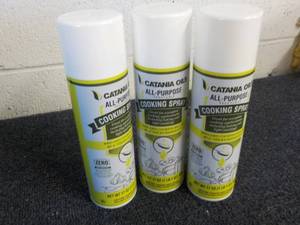 lot 224 image: 3 - 17 oz Cans Catania Oils Cooking...