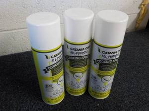 lot 225 image: 3 - 17 oz Cans Catania Oils Cooking...