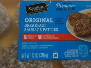 lot 243 image: 8 - 12 oz Frozen Pkgs Breakfast Sau...