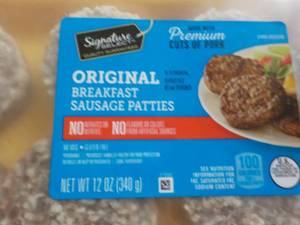 lot 244 image: 8 - 12 oz Frozen Pkgs Breakfast Sau...