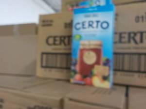 lot 266 image: 2 Cases 16 - 6 oz Ctns Certo liquid...