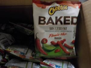 lot 267 image: 3 Cases Cheetos Baked Flamin Hot Li...