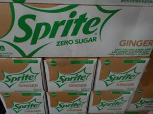 lot 278 image: 4 - 12 packs Sprite Ginger Zero Sug...