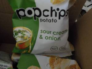 lot 280 image: 2 Cases Pop Chips Sour Cream and On...