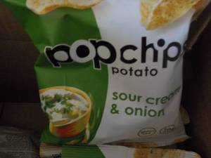 lot 282 image: 2 Cases Pop Chips Sour Cream and On...