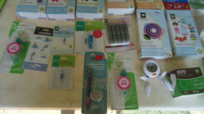 Tote of Cricut Supplies