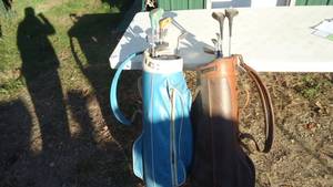 Lot of Golf Clubs