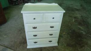 White Dresser - 4 drawer