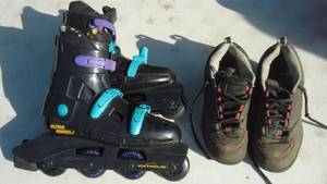 Heelys and Rollerblades
