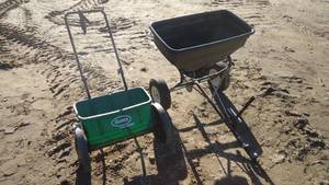 Lot of Seed Spreaders