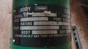 Fisher Control Actuator