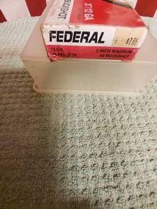 Federal Magnum  00 Buckshot  12 GA. 3 in
