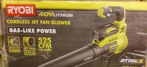 Ryobi jet blower 40 v 525 CFM 110 MPH ( Tool Only )