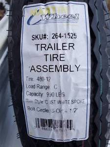 Trailer Tire Assembly (brand New)