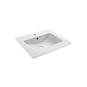 lot 206 image: Swiss Madison 24 in. Ceramic Single Faucet Hole Vanity Top in White Model # SM-VT324