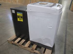 lot 263 image: WHOLESALE MIXED PALLET OF MISCELLANEOUS APPLIANCES IN NEED OF REPAIR (FRIDGE NEEDS A GOOD CLEANING)