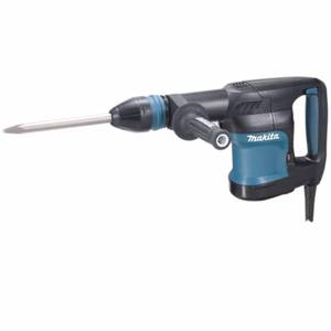 lot 24 image: Makita 10 Amp Corded SDS-MAX 11 lbs. Variable Speed Demolition Hammer with Soft Start Side Handle and Hard Case, HM0870C - Works - Missing Side Handle. Previous Tool Rental.
