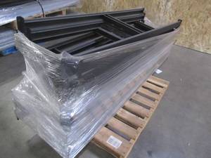 lot 146 image: WHOLESALE MIXED PALLET OF MISCELLANEOUS RAILS FOR FOR STORAGE RACKING SYSTEMS (Clearing out warehouse)