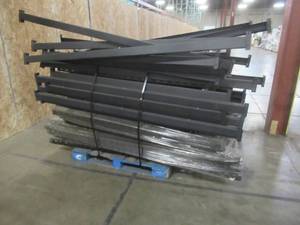 lot 149 image: WHOLESALE MIXED PALLET OF MISCELLANEOUS RAILS, AND UPRIGHTS FOR FOR STORAGE RACKING SYSTEMS (Clearing out warehouse)