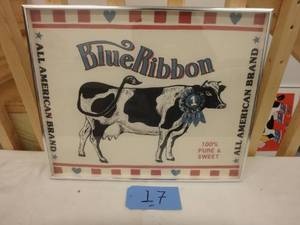 Raised Relief Cloth Cow Print