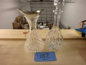 Two Crystal Decanters