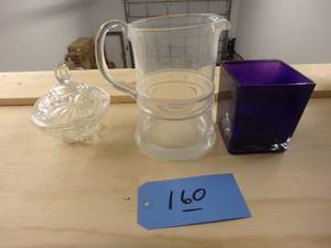Large Pitcher, Covered Dish