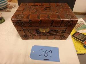 Small Wooden Carved Box