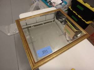 Gold Frame Mirror