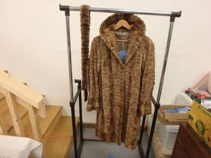 Long Mink JacketwBelt