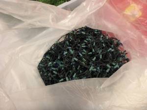 Huge Lot of Blue Mini Lights, Garlands
