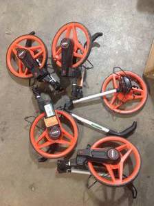 Lot of  assorted Lufkin Contractors Measuring Wheel Customer Returns See Pictures