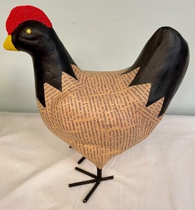 2 Decorative Chickens