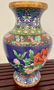 Cloisonn Vase by Jingfa Vase
