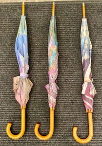 Umbrella Holder with 3 Umbrellas