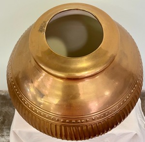 Large Ceramic Gold Painted Vase