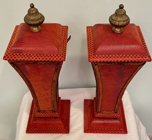 John Richard Collection Lidded Wooden Vessels