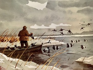 Trusting Bills Numbered Unframed Print by Les C. Kouba