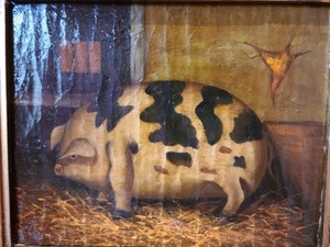 Pierre Deux French Country Pig Painting