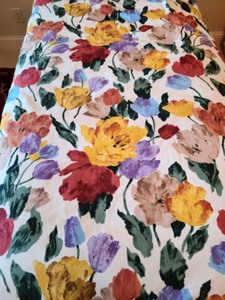 Pair of Custom Designed Twin Bed Linens