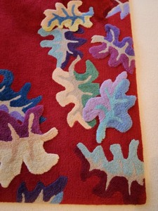 Large Wool Area Rug (100% Wool Pile)