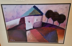 Pair of Framed Downe Burns Prints
