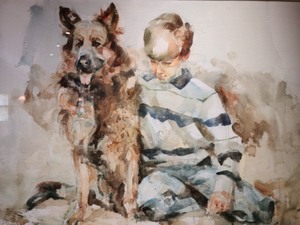 Framed Watercolor Painting by Terry Mimnaugh