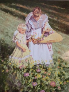 Large Framed Mother and Child Print