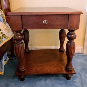 Elegant Wood Side Table